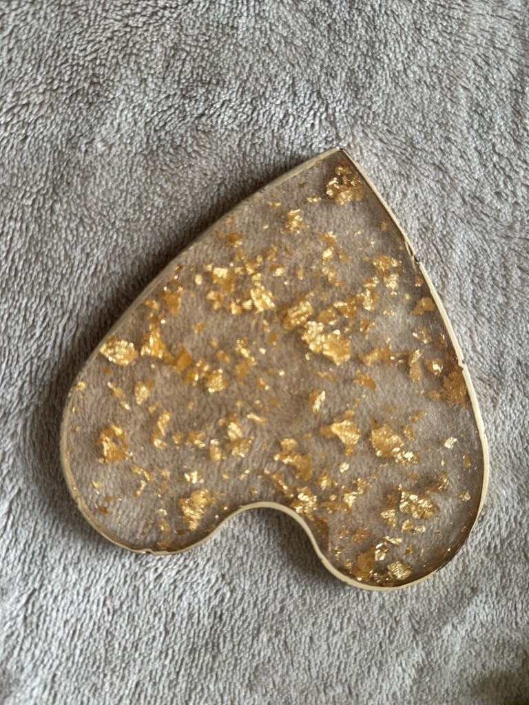 Resin Coaster - Heart Shape